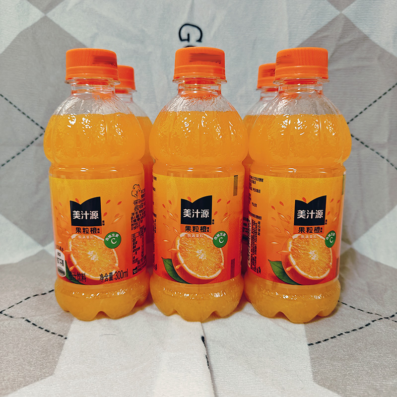 美汁源果粒橙300ml瓶装果味饮料