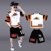 帅气男孩衣服运动8儿童套装 童装 纯棉 2026新款 夏季 男童短袖 t恤夏装