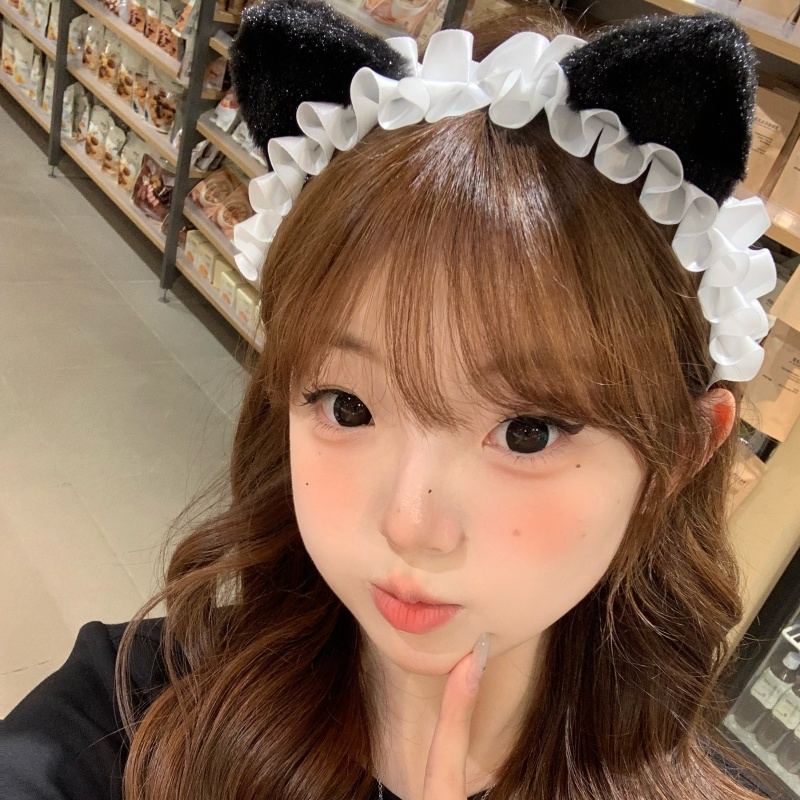 日系可爱猫咪女仆发箍