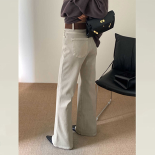 子女高腰显瘦不贴腿微喇裤 DIMO秋冬加绒牛仔裤 裤 型超好看 8608 版