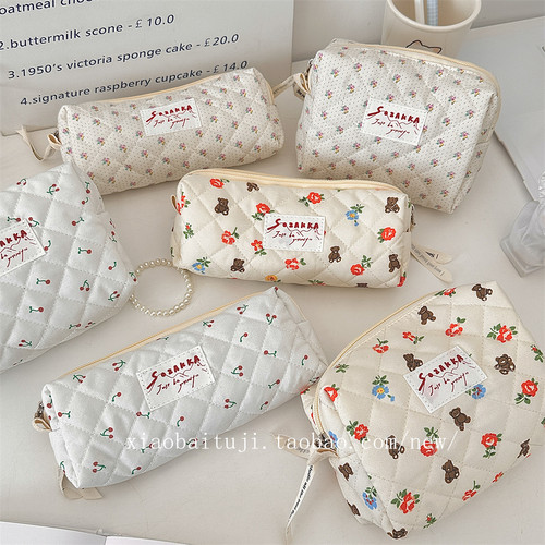 新款便携笔袋收纳包拉链文具袋