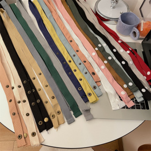 小白兔叽 纯色包包肩带斜挎带子女包配件可调节替换书包背带单买