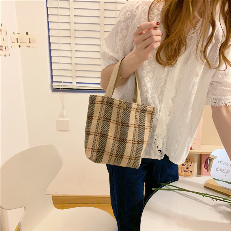 小白兔几  日式和风毛呢便当包上班族时尚饭盒袋学生可爱手拎遛弯,箱包皮具/热销女包/男包,通用款女包,淘宝优惠券,粉丝福利购,淘宝优惠卷