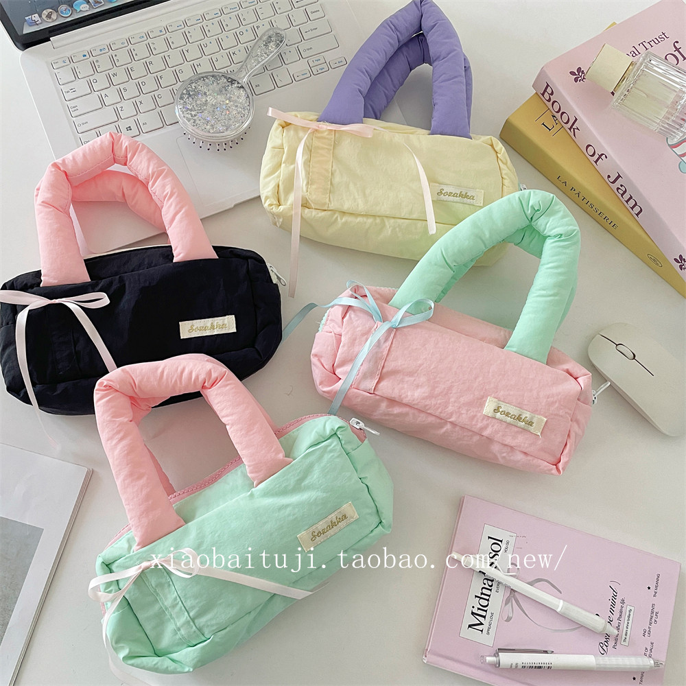 安若木兮大容量笔袋小清新色