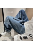 港风休闲牛仔裤男个性宽松束脚裤子K115-P40，男装牛仔裤，电商D202-1