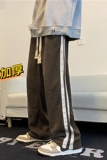 港风潮流个性百搭加绒加厚休闲裤男K421/P40，男装卫衣，电商D202-1