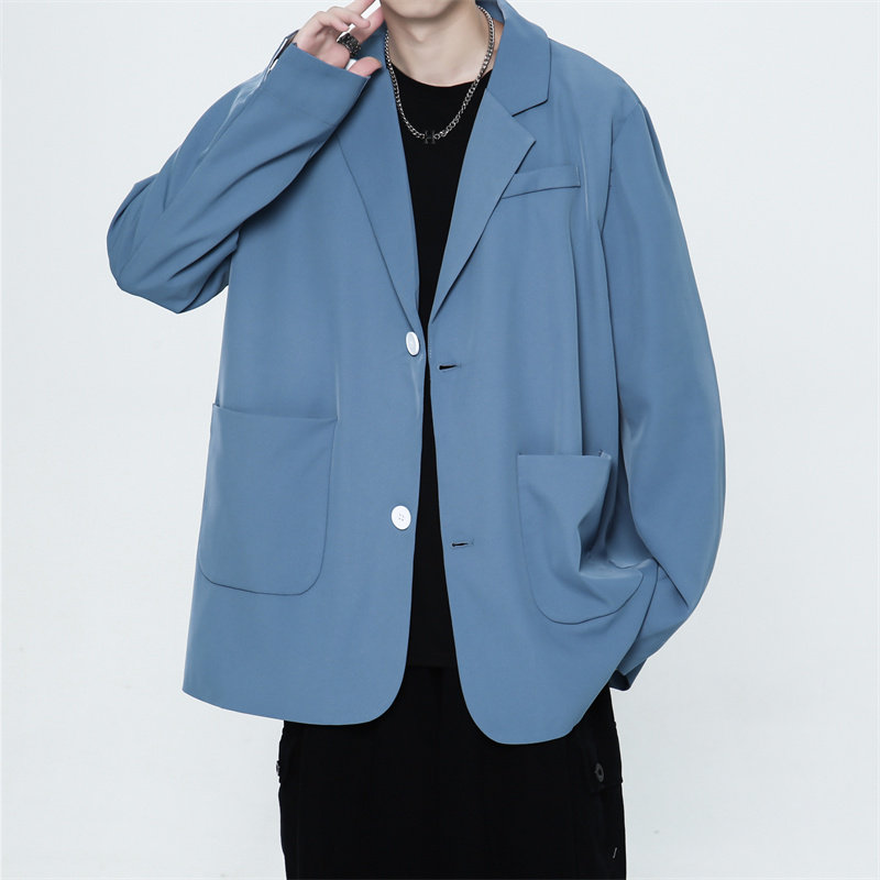 港风秋季西服外套帅气韩版休闲小西装男XZ07-P55,男装西服套装,电商D202-1
