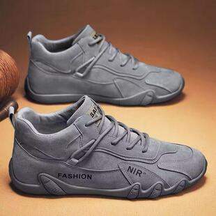 劳保男鞋夏季新款透气防臭工地上班工作鞋子男士工作鞋休闲板鞋男