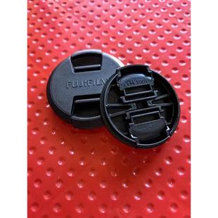 适用富士43mm镜头盖XC35mmf2微单相机49 52 55 58 62 77 82mm配件