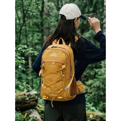 专柜品牌晴空湖蓝机能登山包情侣款轻量化户外出游徒步露营防泼水
