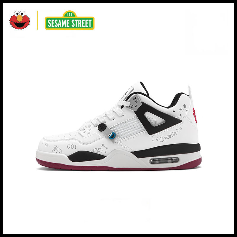 Sesame Street芝麻街鞋子男篮球气垫板鞋2026春季潮流经典运动鞋