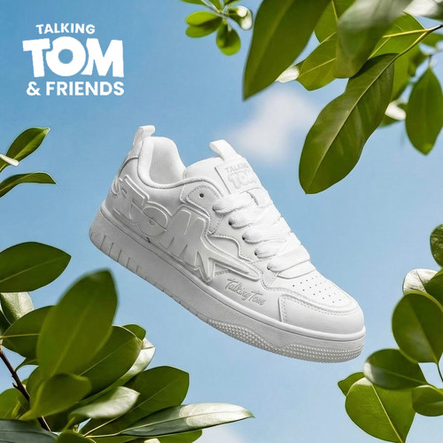 汤姆猫爆款板鞋厚底小白鞋