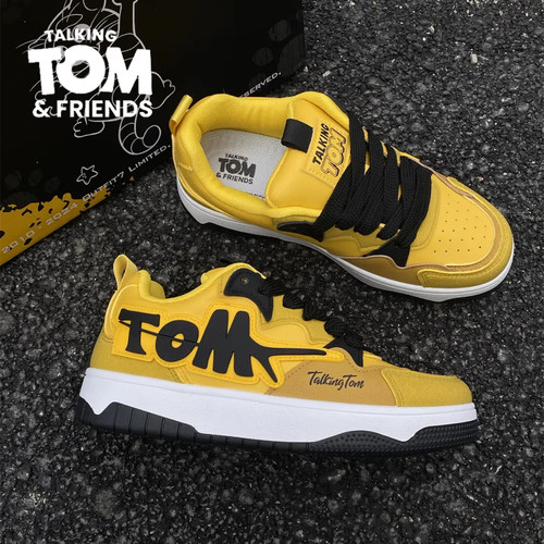 汤姆猫情侣潮鞋男美式复古板鞋