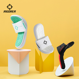 准者拖鞋 沙滩游泳轻便防水凉拖 男女室内外运动休闲大码 一字拖凉鞋