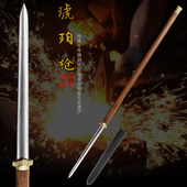 龙泉卓訫堂刀剑一体枪古风武术花纹钢长枪长矛纯手工冷兵器未开刃