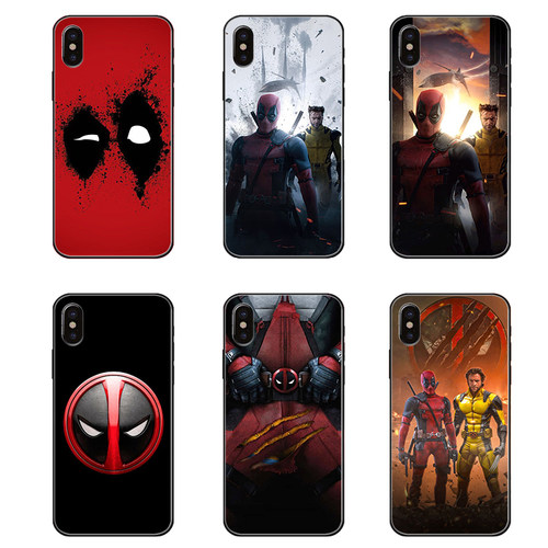 适用死侍3死侍与金钢狼Deadpool保护套苹果7vivo华为mate60ppro红米三星S21小米iPhone15promax手机壳