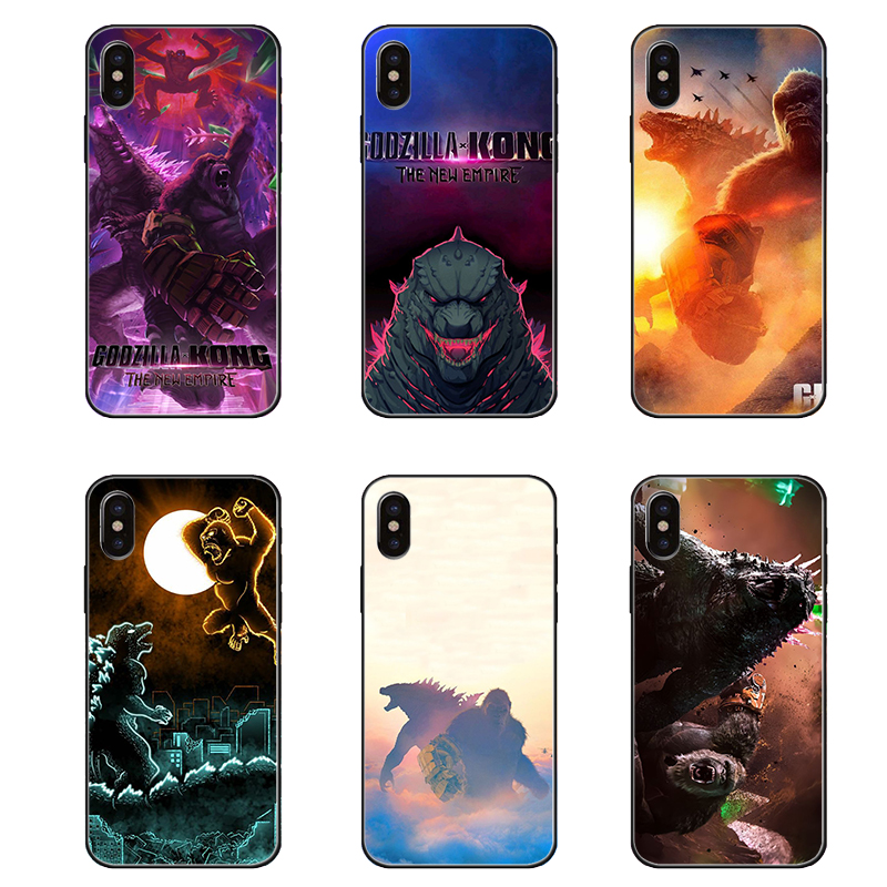 适用哥斯拉大战金刚2:帝国崛起Godzilla保护套苹果7vivo华为mate60ppro红米三星S21小米iPhone15pro手机壳