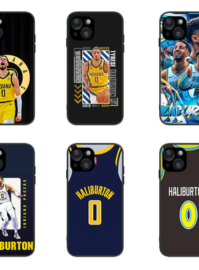 适用泰里斯哈里伯顿Tyrese Haliburton保护套苹果15vivo华为mate60红米vivo三星S24小米iPhone16promax手机壳