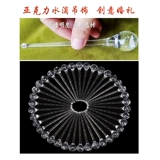 Бесплатная доставка Акриловая свадебная подвеска Свадебная вода Потолочный потолок декоративное потолочное окно, кулонные кристаллические бусинки