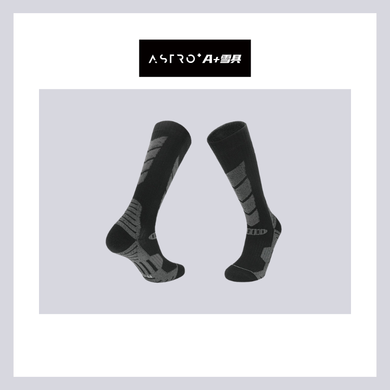 Astro+美利奴羊毛单板双板滑雪袜男女款速干保暖防寒运动压缩袜