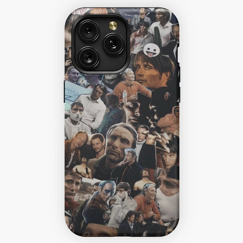 亮面菲林硬壳麦斯米科尔森手机壳适用15ProMax苹果14puls防摔iPhone13华为P60欧美vivo一加ace3v小米12s/oppo