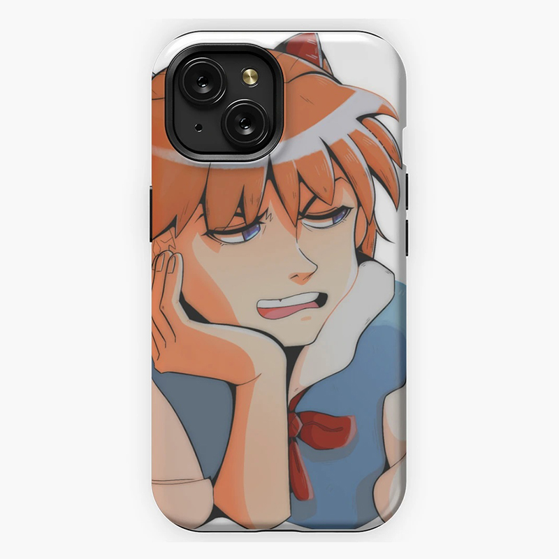 EVA福音战士15ProMax手机壳苹果14puls亮面菲林硬壳iPhone13华为P60适用vivo一加ace3小米12明日香oppo保护套