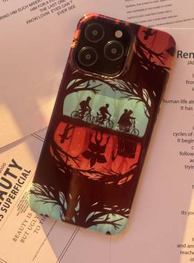 StrangerThings手机壳适用17Air苹果16Pro华为P80荣耀300怪奇物语VIVOiqoo13一加12小米15红米K80/OPPOreno14