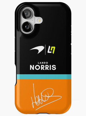 F1兰多诺里斯Magsafe磁吸手机壳适用iPhone17Air苹果16E简约高级感15plus潮牌14硬壳ip13菲林12promax保护套