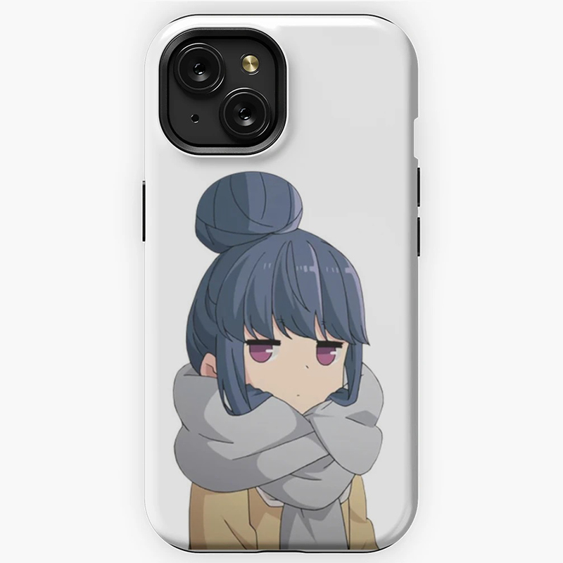 亮面菲林硬壳摇曳露营15ProMax苹果14puls志摩凛iPhone13华为P60小众高级vivo一加ace3小米12/oppo手机壳适用