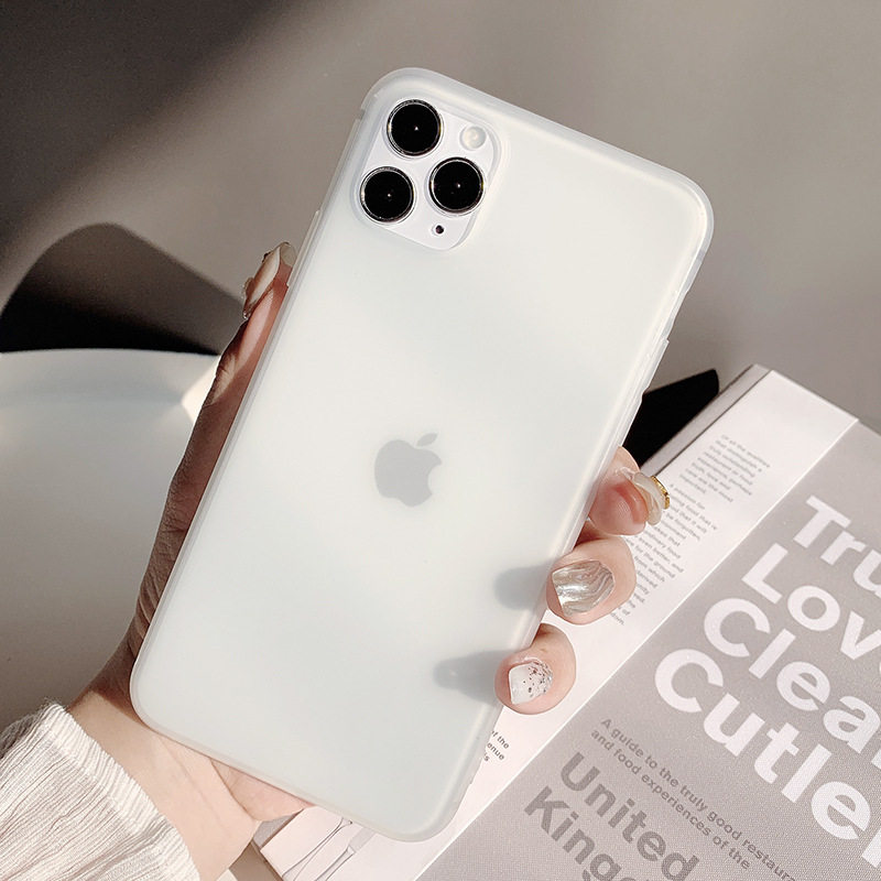 磨砂iphone17苹果手机壳13半透X/16软壳12适用11简约15proMax纯色