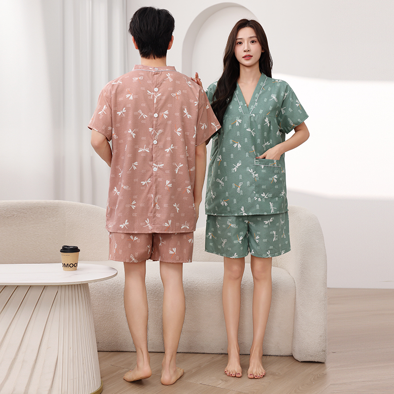 艾灸服纯棉桑拿按摩服套装大码