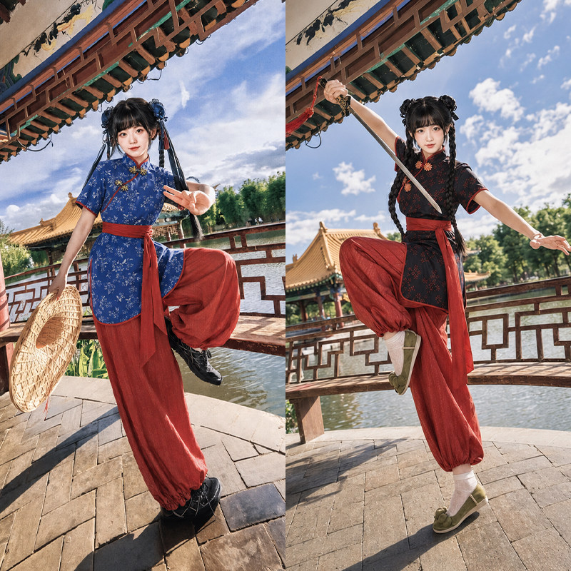 九御华裳小厨娘旗袍COS套装图片