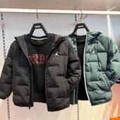 JORDAN乔丹24年冬季 男女童时尚 保暖轻薄羽绒服l连帽外套JD2442053