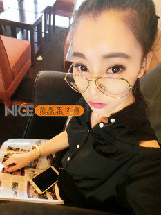 千颂伊同款墨镜女蛤蟆镜墨镜权志龙男女太阳镜王菲吴秀波太阳眼镜