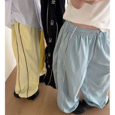 Lastdne韩系复古伞兵裤女