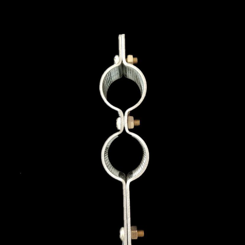 养殖鸡用水管抱卡固定夹板水线料线配件吊卡铁抱卡金属防栖线抱卡