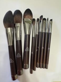 三熹玉正品3CE9支化妆刷动物毛眼影套刷子散粉刷套刷美妆工具