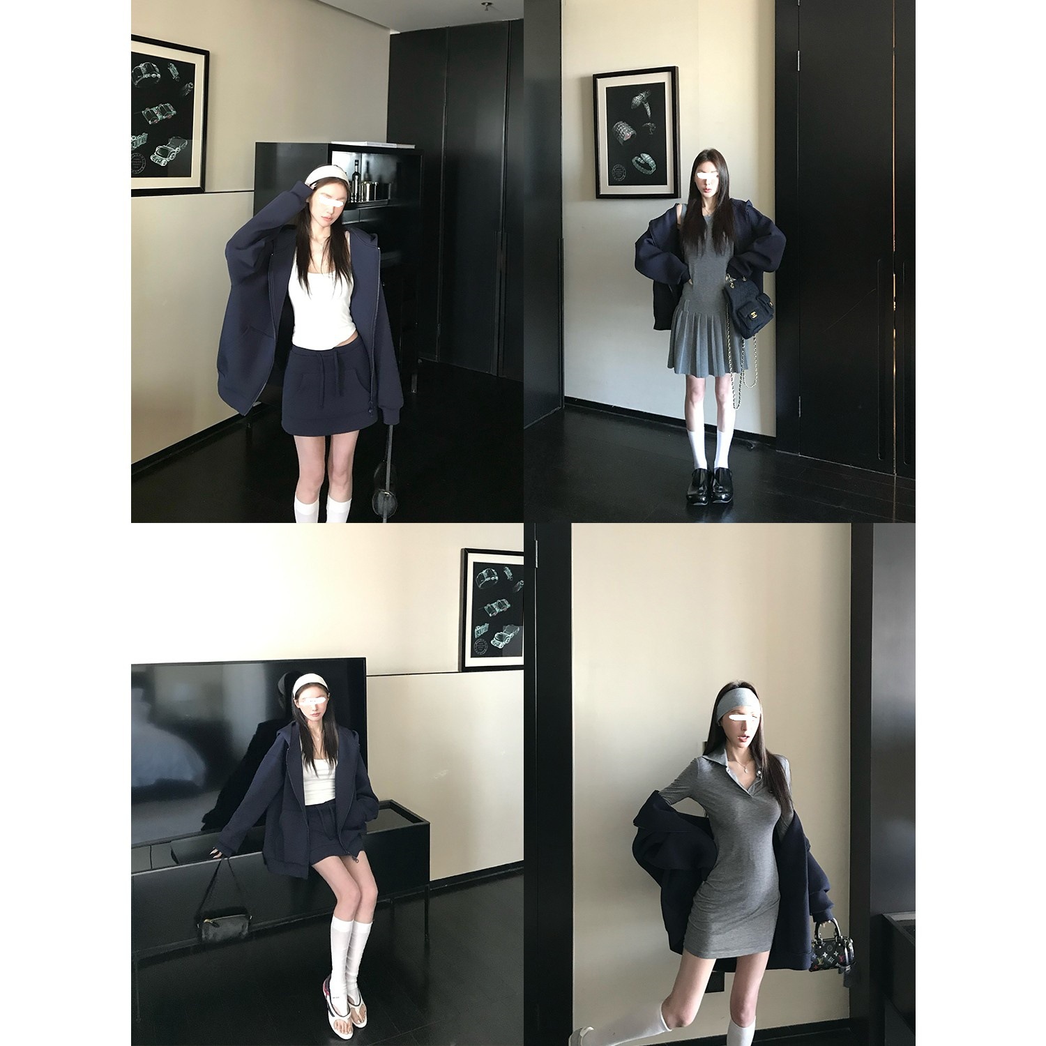 山东即墨卫衣重磅连帽外套2025新款早秋chic上衣慵懒开衫韩系穿搭