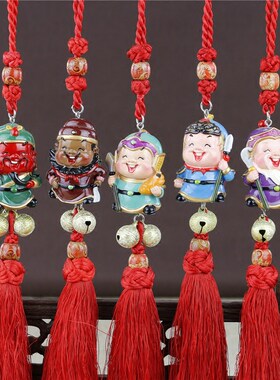 旅游纪念品复古三国人物