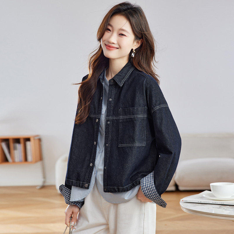 牛仔外套女小个子2025春