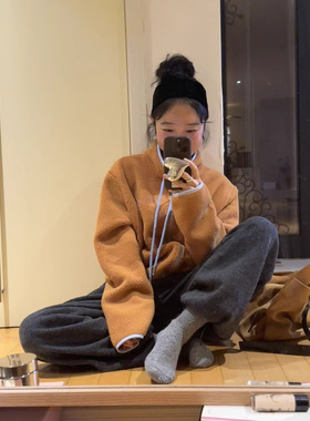 【现货】2025年新品韩国东大门通勤韩版绒面拉链女外套FU13416