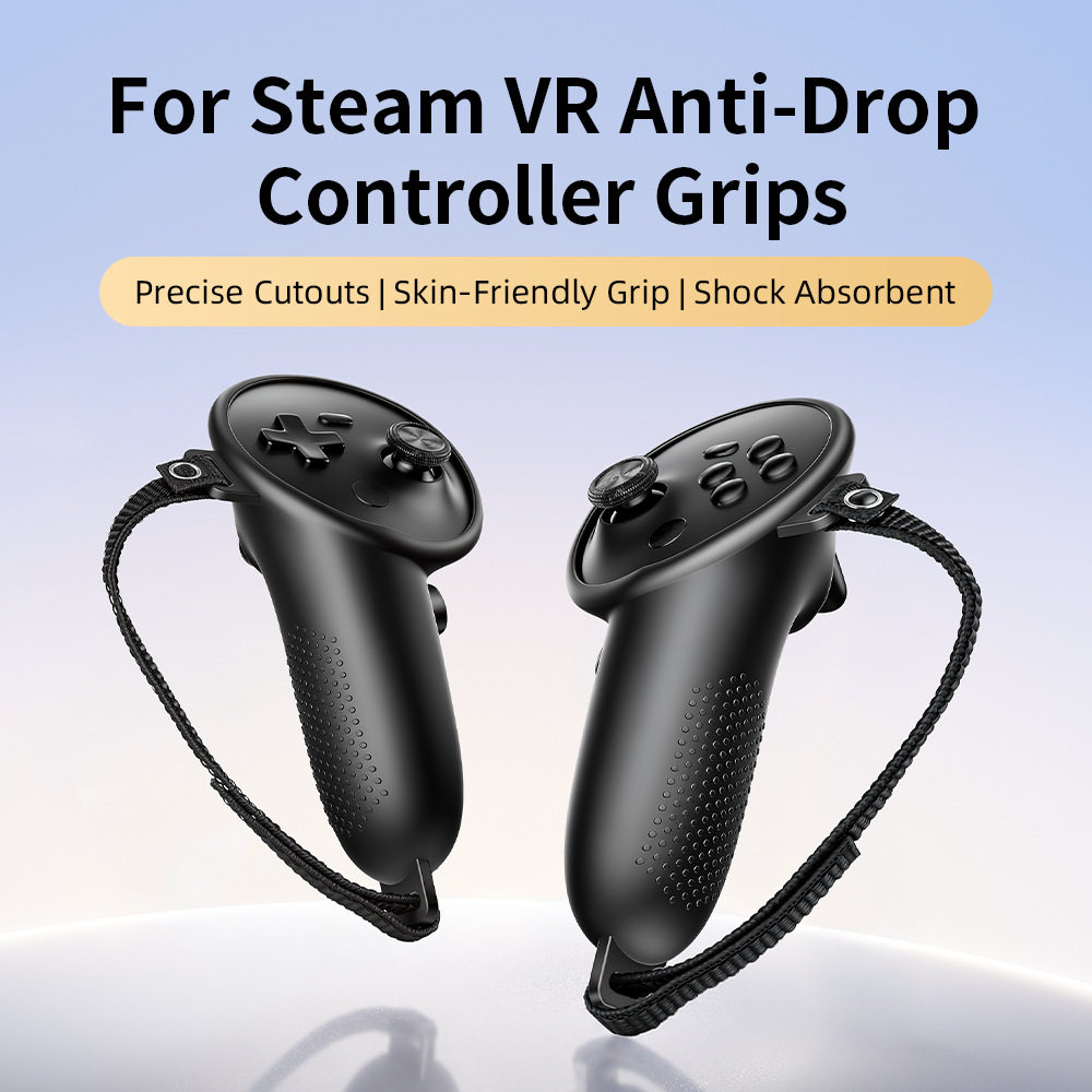 适用 Steam Frame VR游戏手柄保护套控制器优质硅胶套防滑送腕带