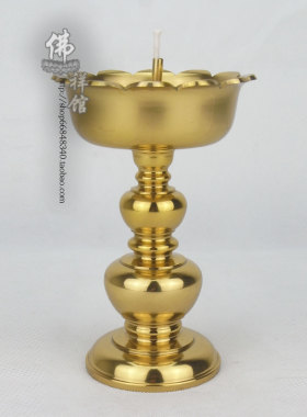 纯铜佛前观音葫芦酥油灯