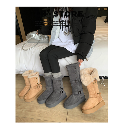 【退换包邮免费试穿】保暖雪地靴