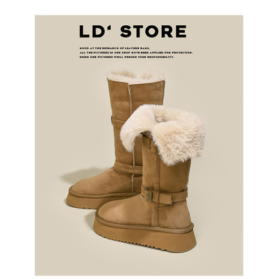 【现货！秒发】加厚绒雪地靴