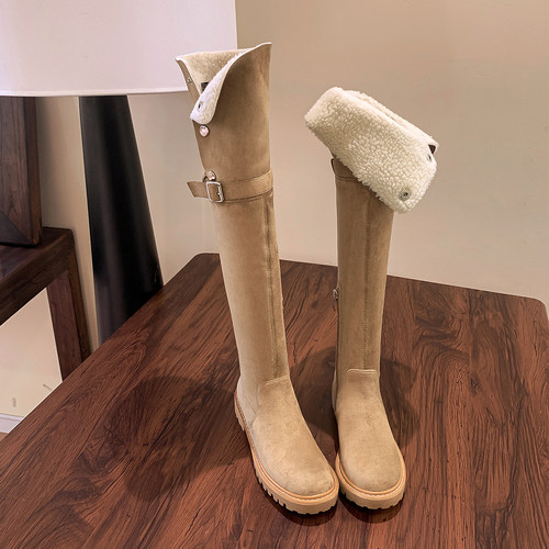 【现货马上发】过膝显瘦雪地靴