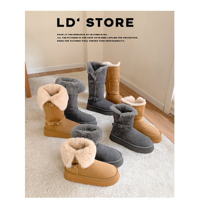 【现货！秒发】厚绒保暖雪地靴