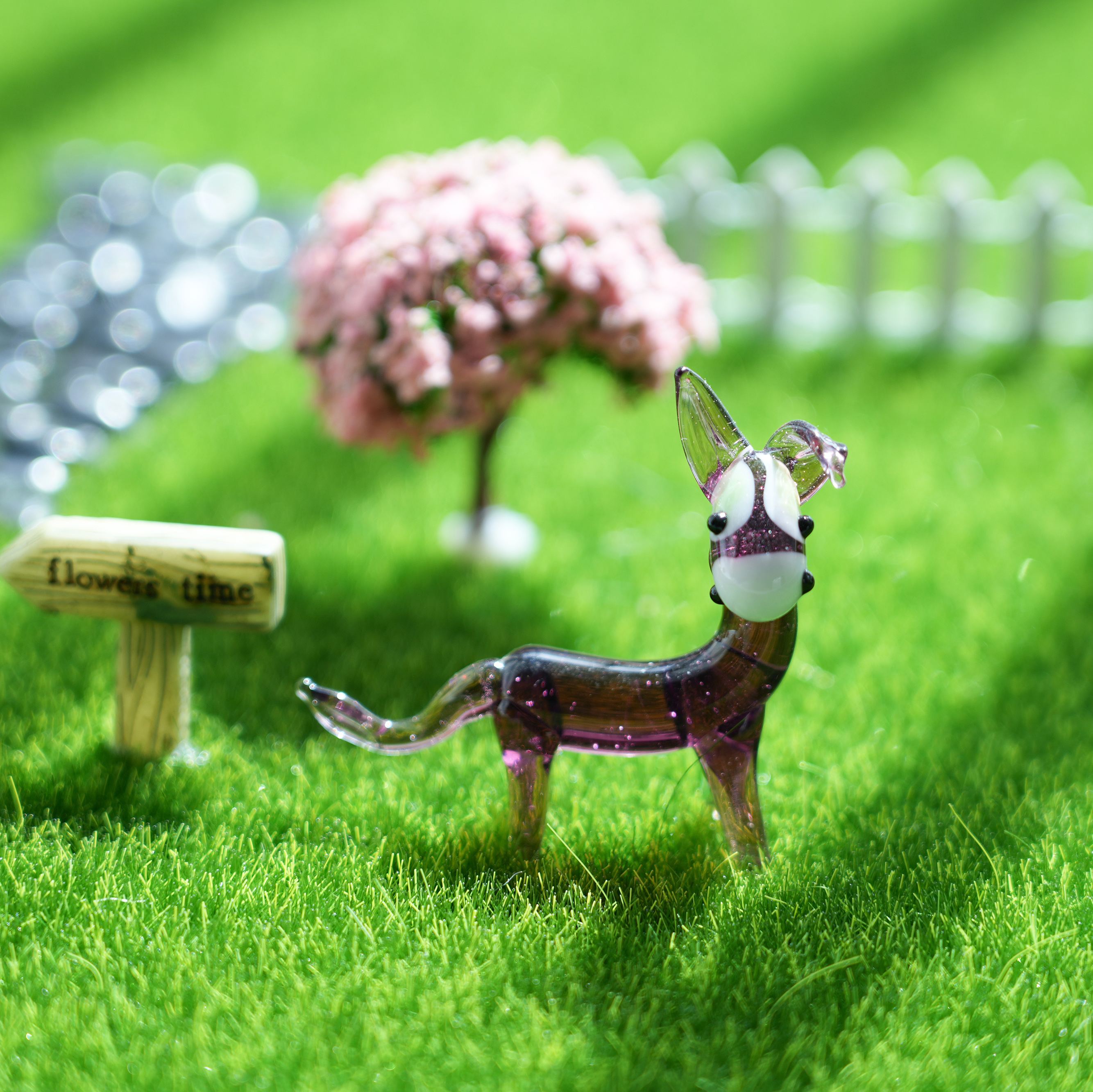 可爱淄博琉璃小毛驴桌面装饰摆件