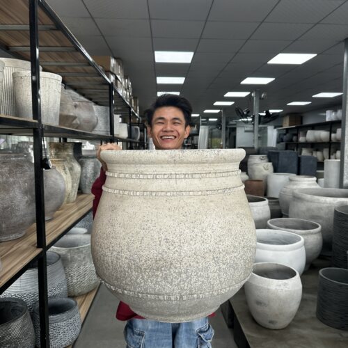 北欧大陶罐诧寂风南法风地中海风格酒店民宿咖啡厅营地种树大花盆