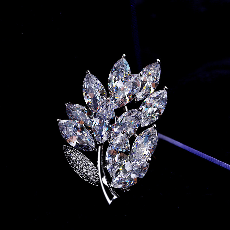 Broche femme en Zircon diamant - Ref 1174030 Image 3